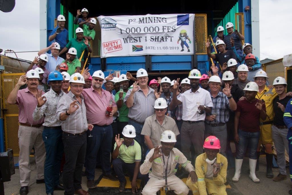 P2 Mining - One Million Fatality Free shifts at Lonmin West 1 shaft.